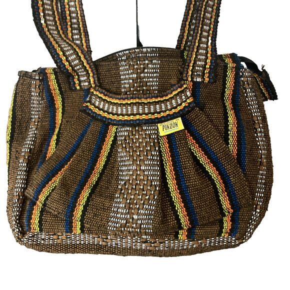 Pinzon Mexican Handbag Handmade Woven Shoulder Bag - Picture 1 of 6